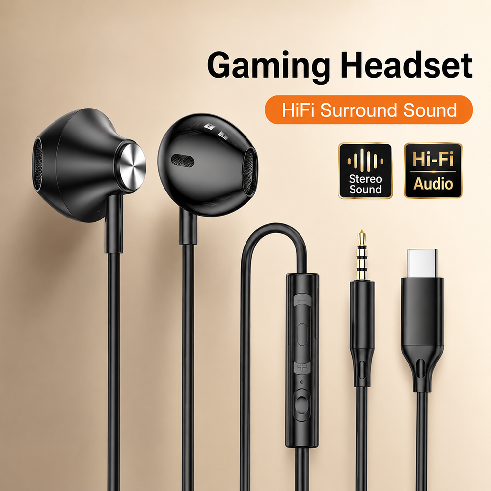 Tablet Pc Accessories - Cuffie HiFi Surround con Suono Stereo