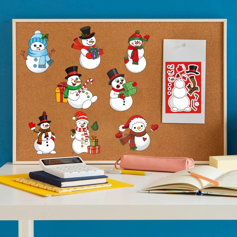 Best Tablet Accessories - Adesivi puzzle impermeabili con pupazzo neve