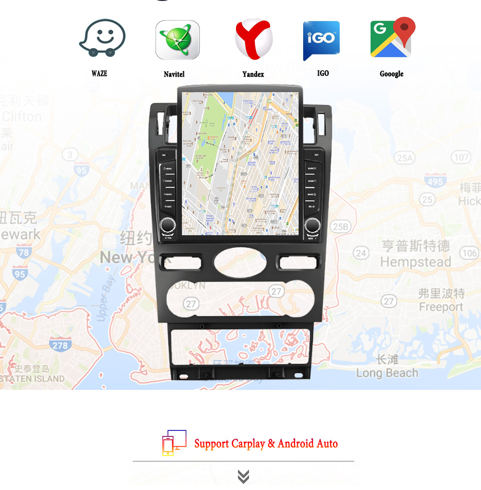 Tablet Danish Mobile & Accessories - Autoradio Android 14 8G+128G per Ford
